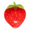 Creative Cartoon Strawberry Shaped Ceramic Salad Bowl Soup Bowls Family Fruit Snack Plate Kitchen Utensils Accessories Tableware