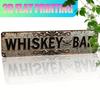 Vintage Metal Tin Sign Whiskey Bar Wall Decor