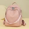 Women's Soft Leather Large Capacity Backpack Multi-Function Shoulder Bag