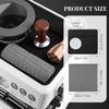 Espresso Machine Tamping Mat Accessories Compatible with Breville 870/880, Espresso Tamper Mat and Microfiber Cloths, Food Grade Silicone and Barista