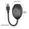 SEAMETAL Romantic LED Starry Sky Night Light USB Powered Saturn Galaxy Projector Lamp for Car Roof Party Room Ceiling Decor Plug and Play