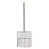 Stainless Steel Chicken Poop Scooper Long Handle Litter Scoop Portable Slat Scoop  Cat Litter Box