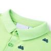 Fluorescent Green Polo Shirt for Children 92/104/116/128/140
