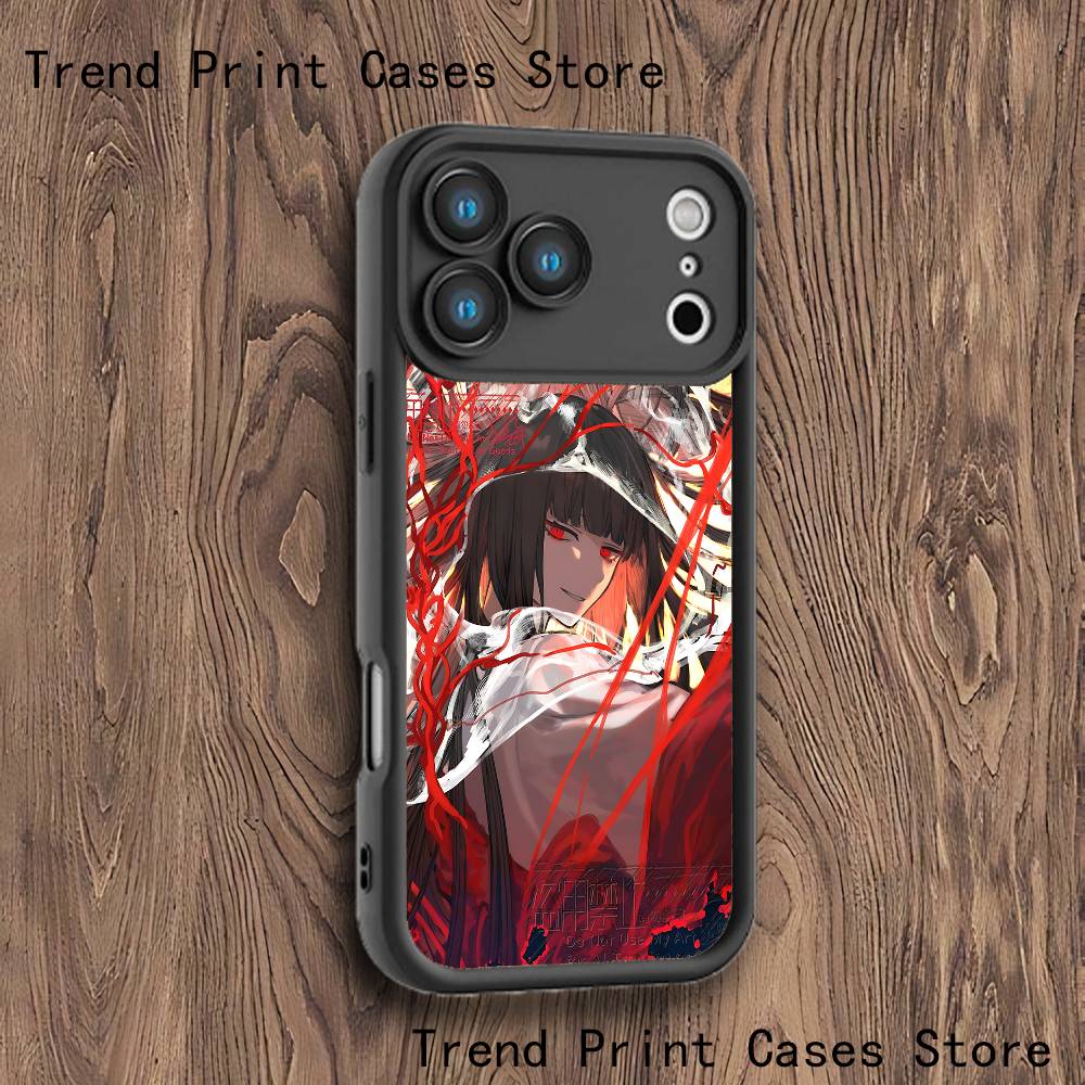 L-Limbus C-Company Ryoshu Phone Case For iPhone 17,16,15,14,13,12,11,Pro,Max,Plus,X,XS,SE4,E,Mini Black Thickened border Case