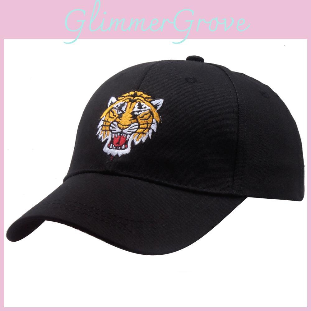 Tiger Baseball Embroidered Caps Men Women Unisex Streetwear Hats Skateboard