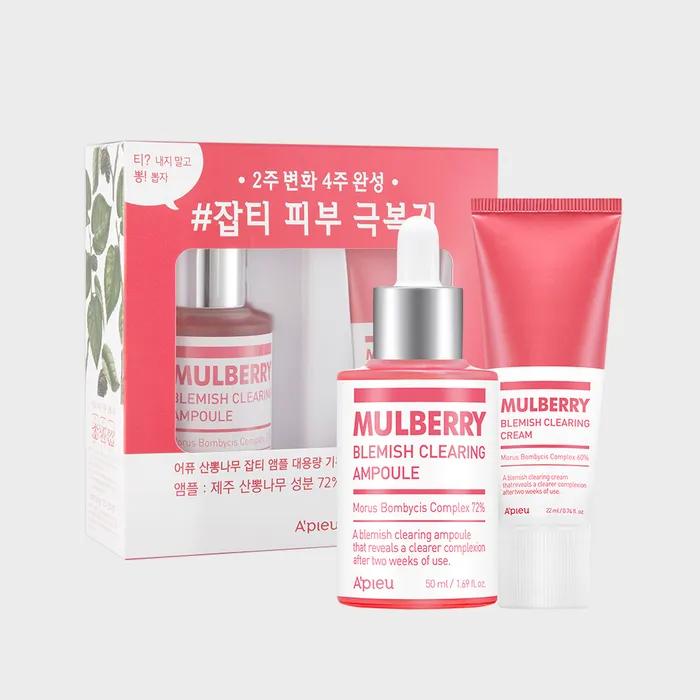 [Apieu] Mulberry Blemish Ampoule Large Capacity Planning Set