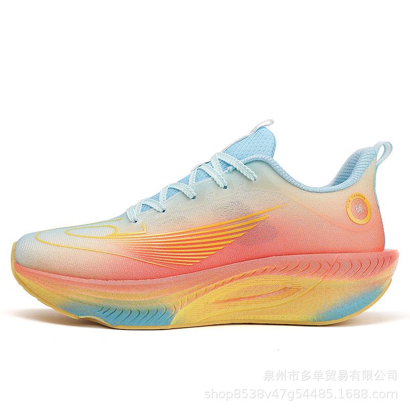 Putian new lightweight carbon plate breathable sports racing running shoes fitness jogging shoes