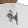 Porto Kitchen Base Cabinet Smoked Oak Wood Based Material