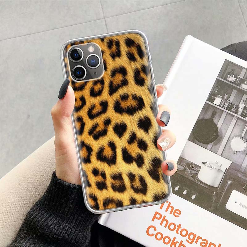 Tiger Leopard Print Panther Phone Case For Apple iPhone 17 Air 16 15 Plus 14 + 13 Mini 12 11 Pro Max 7 8 SE 16Max Soft Shell Cov