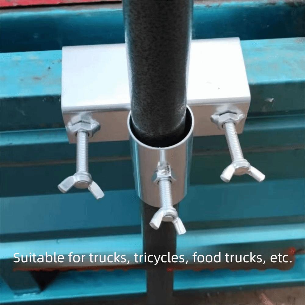 Anti-rust Umbrella Clamp Bracket Water-proof Deck Umbrella Mount Sturdy Umbrella Stands Railings