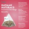Tè Erboristico Hayman Natural's PCOD & PCOS Relief - 30 Bustine Piramidali, Tè per l'Equilibrio Ormonale e il Benessere Femminile