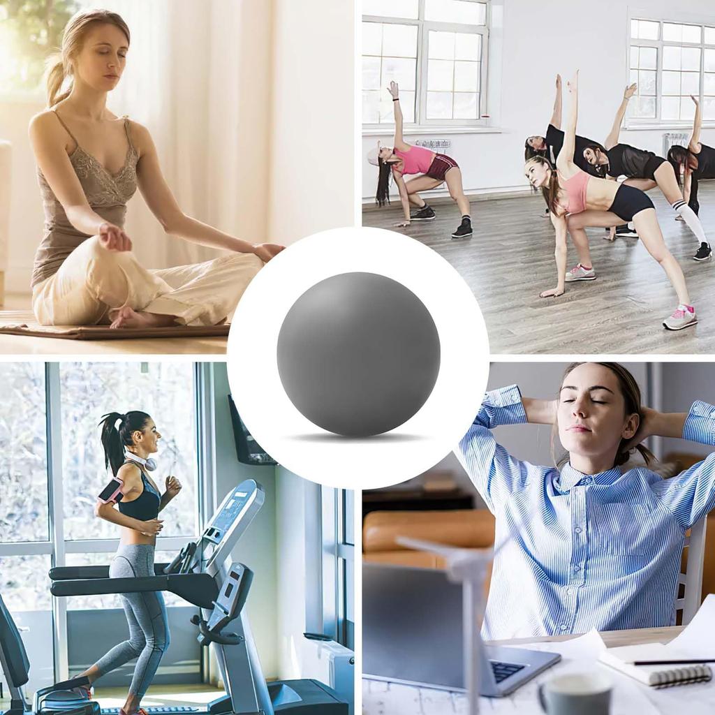 WOVTE Massage Lacrosse Ball for Muscle and Body Deep Trigger Muscle and Myofascial Release Set of Ball, Pain, Shoulders, Neck, Back, Feet, Massage,