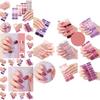 16 High-quality Nail Stickers With 16 Different Shades Easy To Apply And Customize