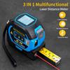 The Almighty Ruler 3-in-1 Laser Measuring Tape, 40/60m Digital Measuring, Laser Measuring Tool, Handheld Electronic Digital Tape Measure with LED