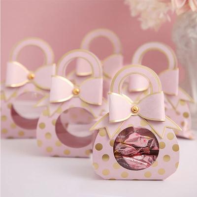 10 stück Hand-Gehalten Hochzeit Süßigkeiten Box Macaron Farbe Dot Print Bogen Papier Geschenk Verpackung Hochzeit Baby Dusche Geburtstag Party dekoration