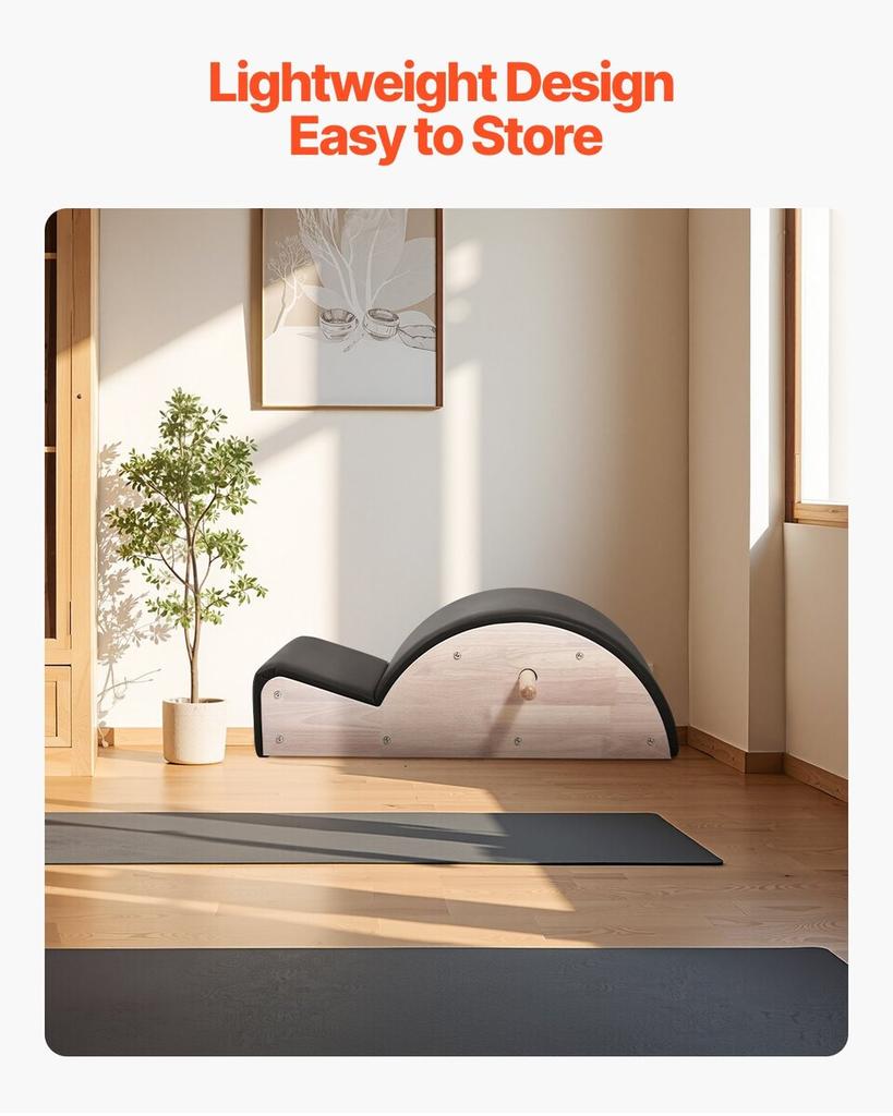 Correttore per la Colonna Vertebrale Pilates Arco Accessorio Fitness Esercizi per la Colonna Vertebrale Legno di Gomma
