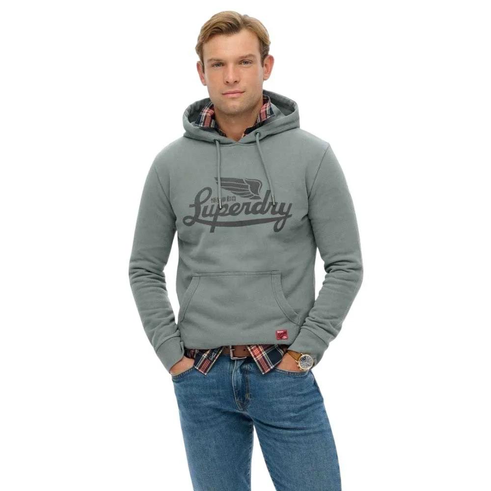 

Superdry Толстовка с капюшоном Heritage Brand Relaxed Fit XL