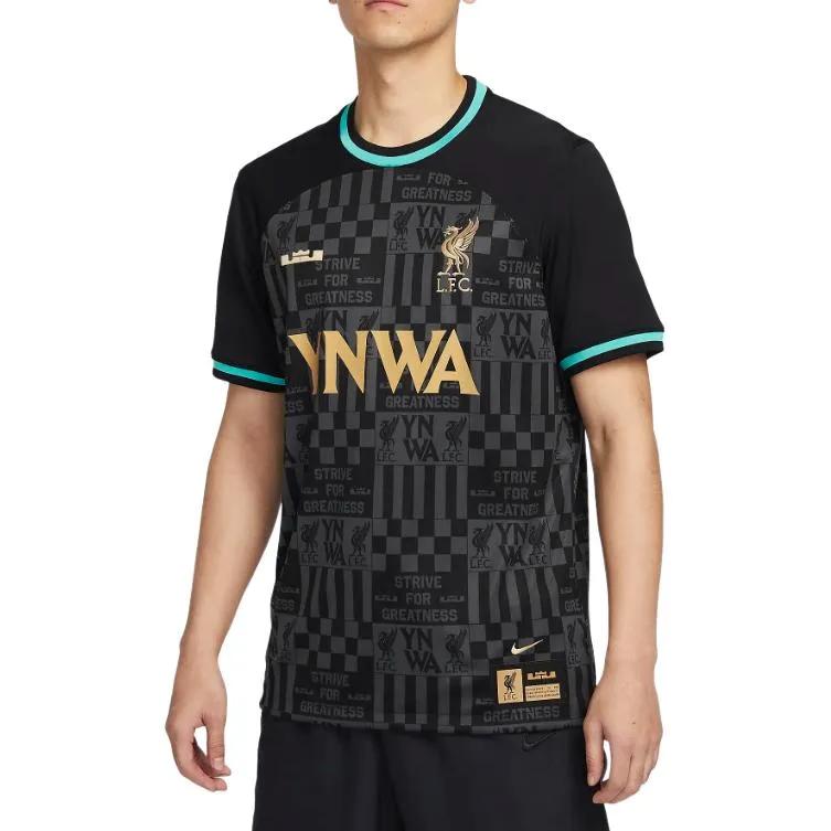 Nike LeBron Liverpool Fc Stadium Men's Nike Dri-FIT Replica Soccer Jersey (Unisex) T-Shirts FZ3199 011