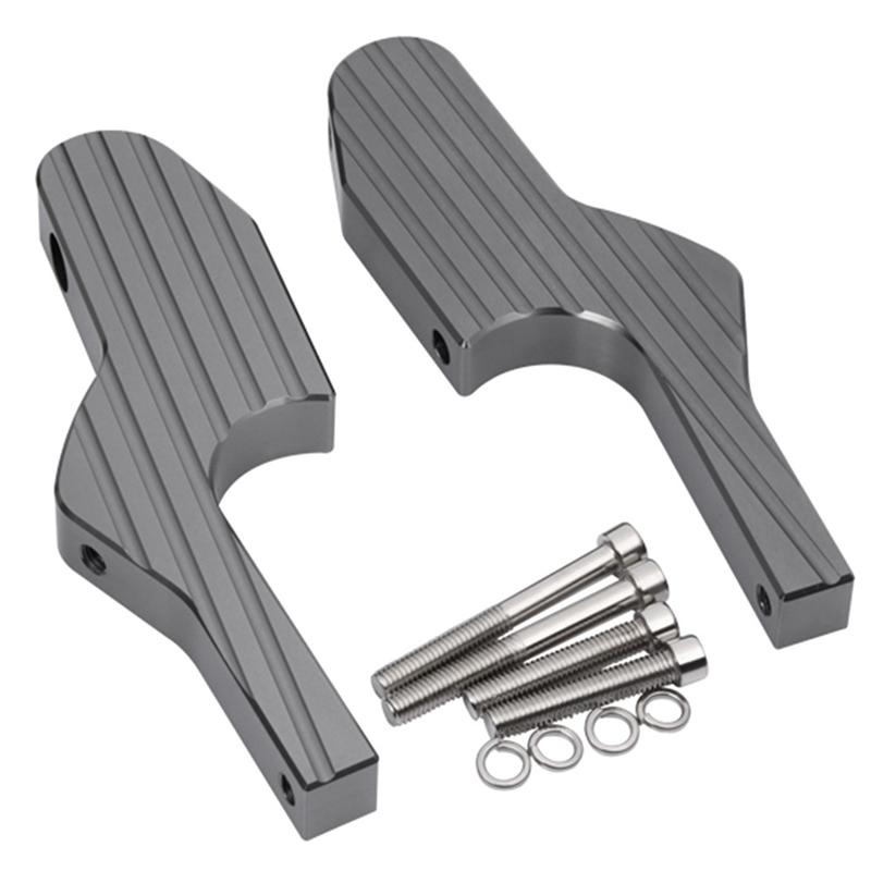 Motorcycle Rearward Extended Passenger Footrest For Piaggio VESPA GTS300 GTV 200 250 300IE