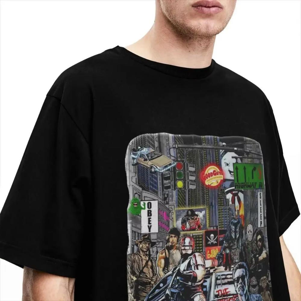 Herren Damen 80er Klassiker Filme T-Shirt Merch Neuheit Retro 80er Film T-Shirts Top Tee Kleidung Einzigartig