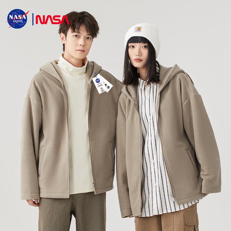 NASA GOOD Unisex Hooded Fleece Jacket