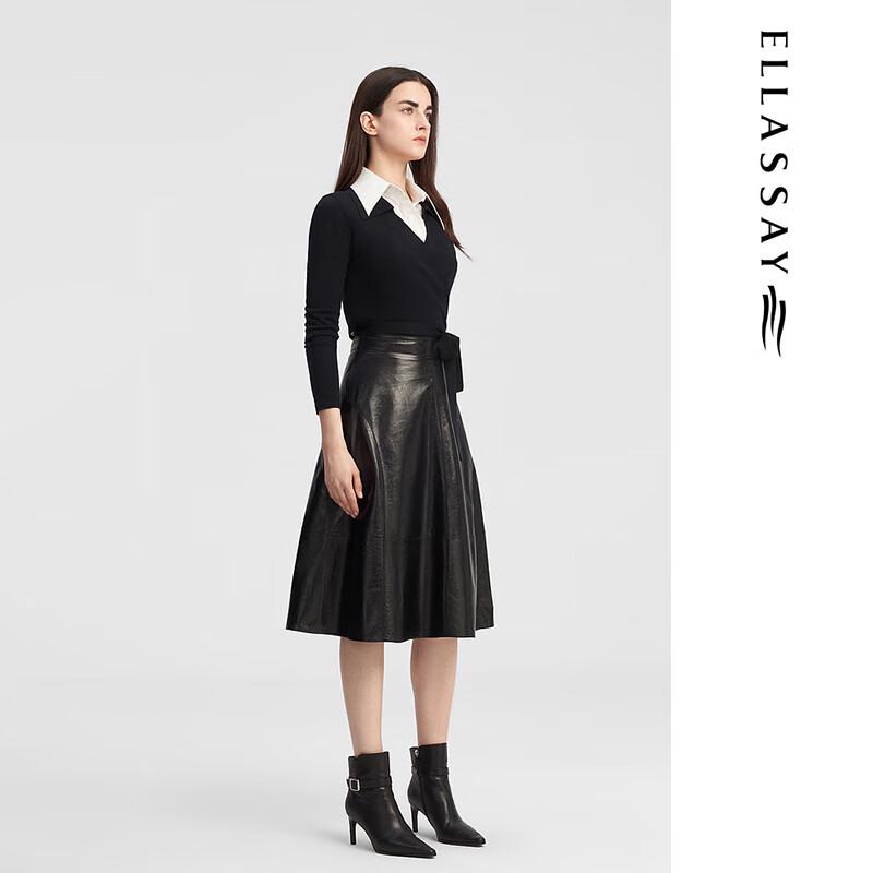 ELLASSAY Women's Merino Wool Blend Wrap Knit Cardigan