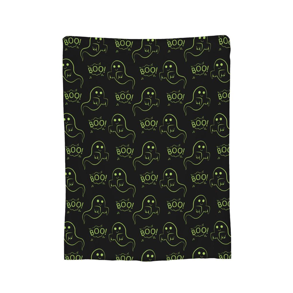 Cartoon Bat Halloween Gothic Blankets Fleece  Winter  Portable Lightweight Thin Throw Blanket for Bed Bedroom Rug Piece