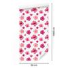 Wallpaper Flowers White, Powder Pink and Coral for Living Room and Bedroom 50x1000