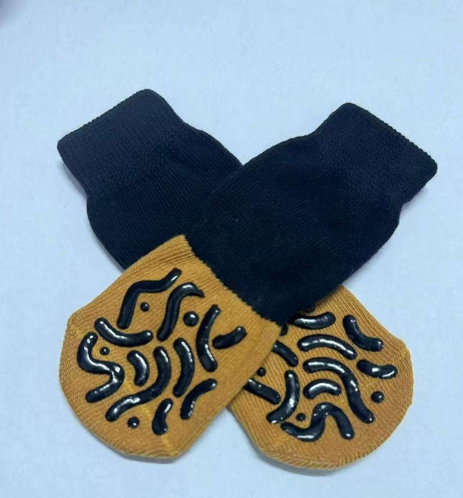 Wasserdichte rutschfeste Hundesocken für den Außenbereich - Pfotenschützer für kleine und mittlere Hunde, Weihnachtsdesign, Beliebter Verkaufsschlager.