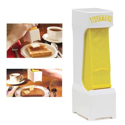 Tăietor Feliator Unt Distribuitor de Unt Stick cu Un Clic și Cutie de Depozitare Feliator de Brânză pentru Pâine Prăjituri Micul Dejun