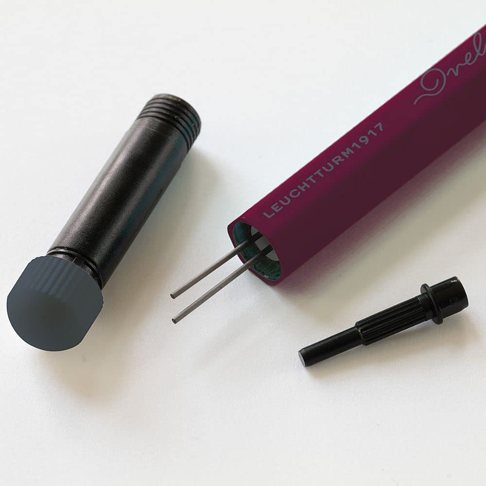 Leuchtturm Mechanical Pencil Dreg Reful 2 Port Red 366189 Officially Imported 0.7 No.