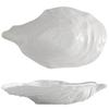Stylish Thickened Ceramic Oyster Plate - Underglaze Color, High-Temp Resistant Tableware for Restaurants and Hotels