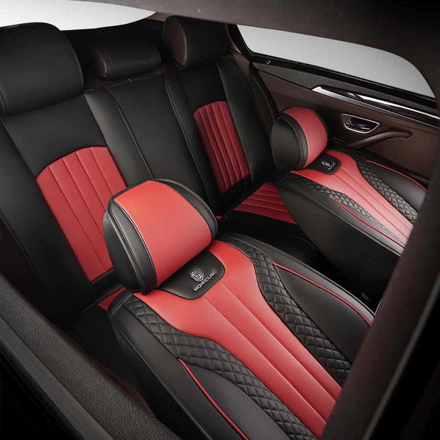 Premium Leather Car Seat Cover Four Season Universal Seat Cushion Auto Suv Truck Van All-inclusive Protector  Accessories