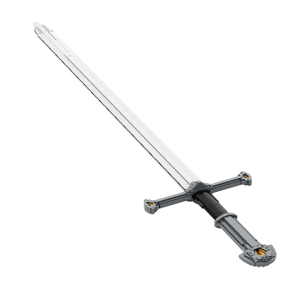 Gobricks MOC The Sword of King Constructing Block Learning-Focused Toys Anime Movie Knight For Collect Present