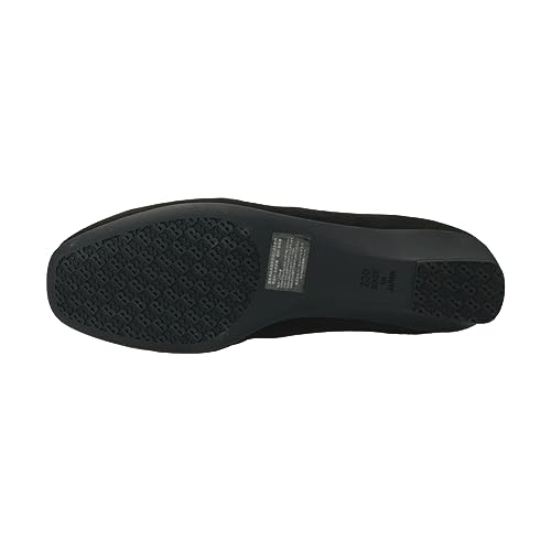 Bridget Birkin Women's Metal Buckle Walking Pumps, Size 24.5cm, Black Suede, 535220