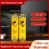 Ghee Oil Candle for Taoist Temple: 7-Day Smokeless Cylindrical Lamp