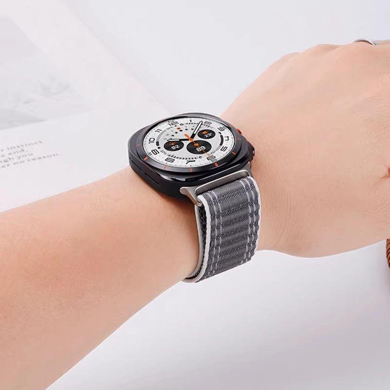 Band For Samsung Galaxy Watch Ultra Strap 47mm Accessories Sport Elastic Nylon Loop Bracelet Correa Galaxy Watch Ultra 2025 47mm