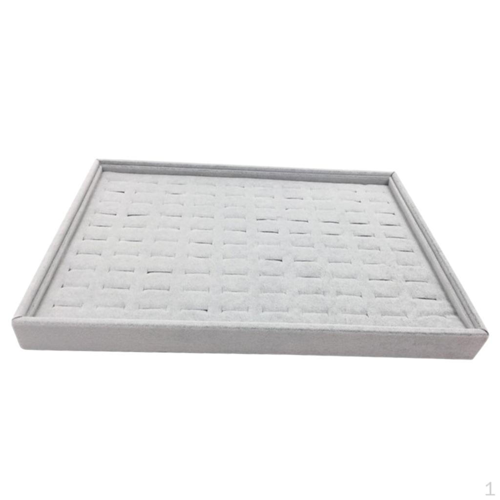 Earring Display Velvet Tray 35x24x3cm Box Jewelry