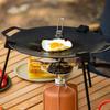 Leicht zu tragender Kochständer Barbecue-Tablett-Halter Benutzerfreundliche Grills Pfannenhalterung Praktische Outdoor-Camping-Ausrüstung