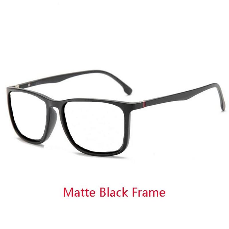 Sportliche TR90 Quadratische Polarisierte Sonnenbrille Herren Federbügel Blendschutz Minusgläser Korrektionsbrille Dioptrien 0 -0.5 -0.75 Bis -6.0