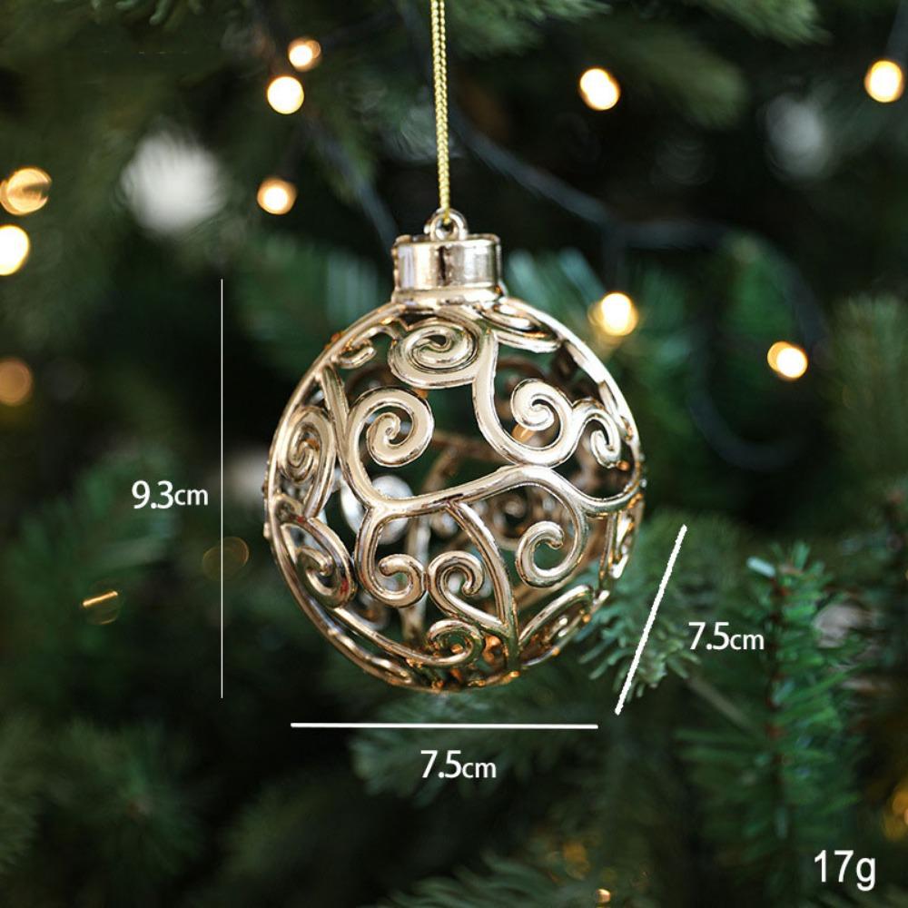 Elk Christmas Gold Plating Hanging Pendant Plastic Christmas Tree Ornaments  Christmas Party