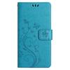 For Google Pixel 9 Pro/Pixel 9 Case Leather Butterfly Floral Design Flip Wallet Phone Cover