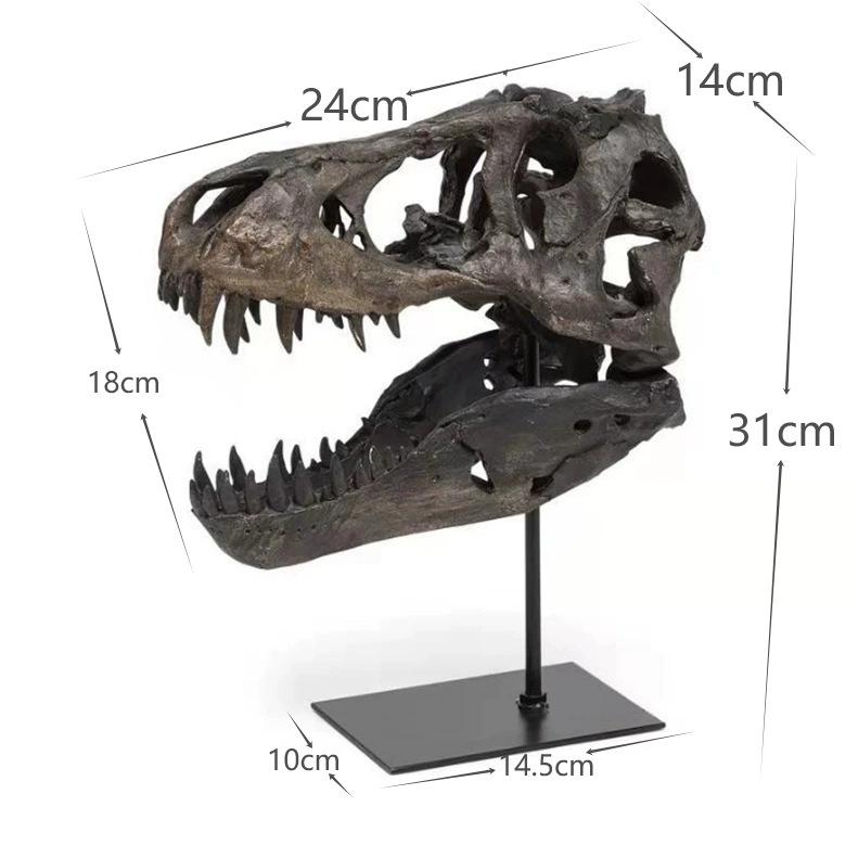 

Resin Crafts, American Style Home Decor, Handmade Ornament, Dinosaur Skull Simulation