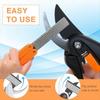 BHBL 2 Double-Sided Knife Sharpener/1 Retractable Sharpening Rod,Blade Sharpener Stone Pocket Knife Sharpener