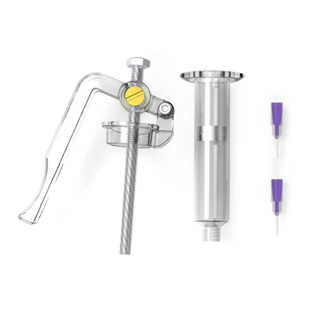 Portable Alloy Steel Tube Piston Welding Accessories Plunger Dispenser Propulsion Tool Solder Paste Booster Manual Syringe