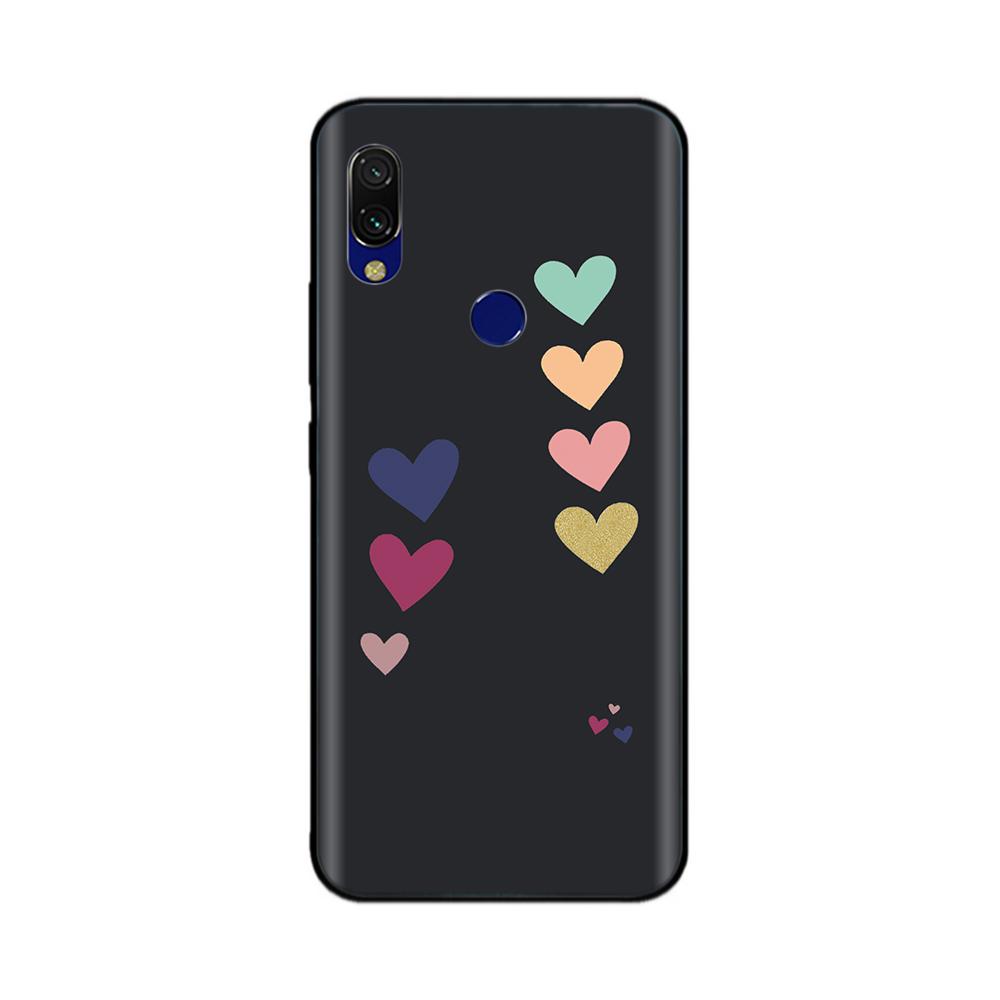 For Xiaomi Redmi 7 Case Redmi7 Black Silicon Bumper Soft Tpu Phone Case Cover For Xiaomi Redmi Note 7 Pro Note7 Case Funda Coque