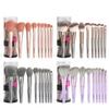 9PCS Makeup Brushes Soft Fluffy for Cosmetics Foundation Rouge Powder Eyeshadow Loose Powder Brushs Blending Makeup Brush Set