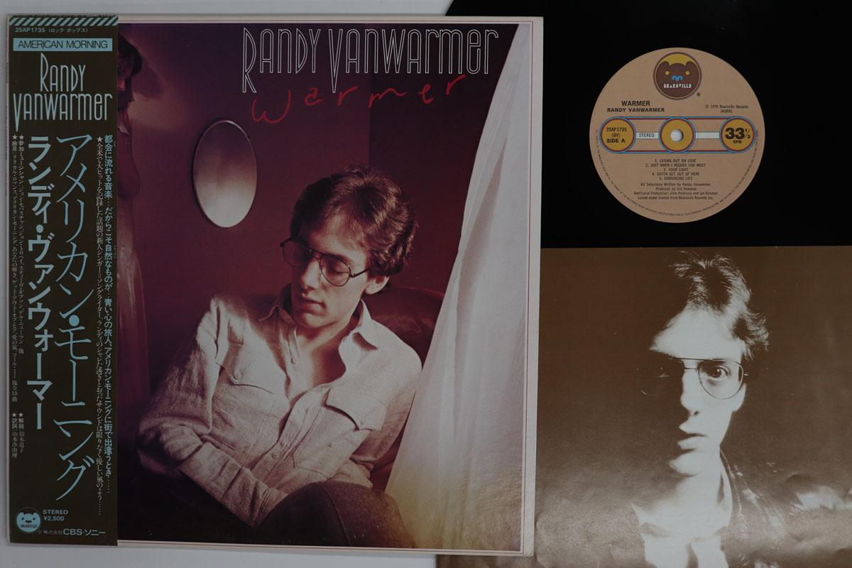 Виниловая пластинка RANDY VANWARMER Warmer 25AP1735 BEARSVILLE 1979 Япония Obi Рок Б/у