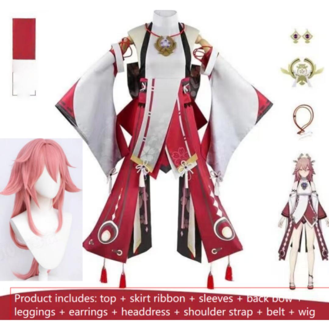 

Genshin Impact Cos, восьмислойный костюм Shenzi Cos, игра, тот же полный косплей, восьмислойный костюм Shenzi Cos XS