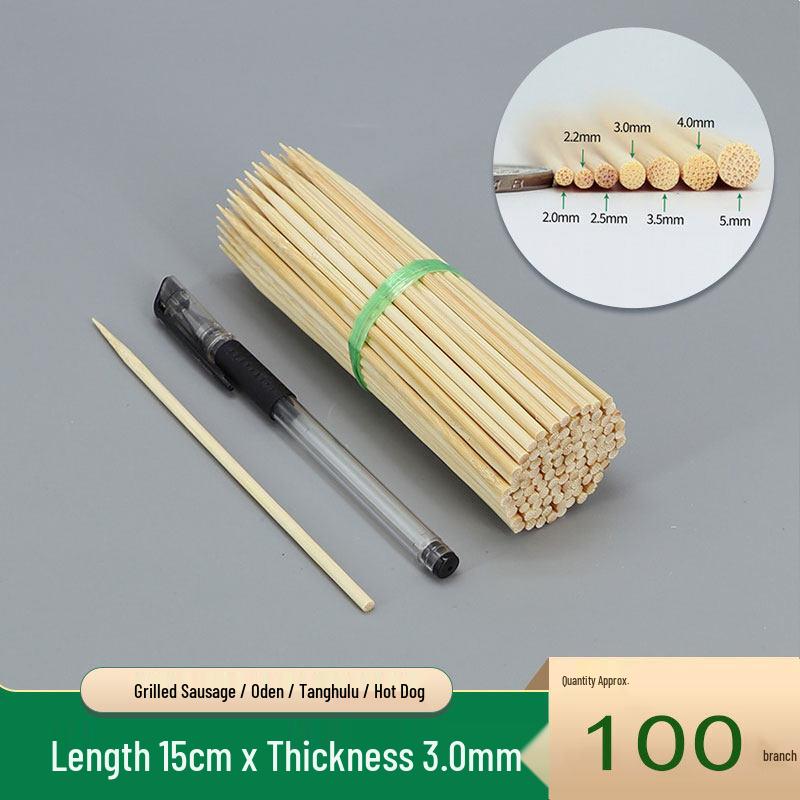 ZISIZ Disposable Bamboo Skewers